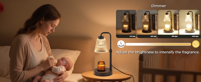 Candle Warmer Lamp with Timer Dimmable