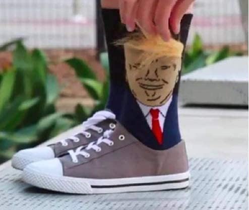 Funny Socks For Supporters of Donald President Novelty MAGA Socks