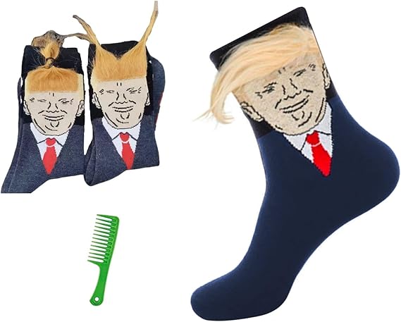 Funny Socks For Supporters of Donald President Novelty MAGA Socks