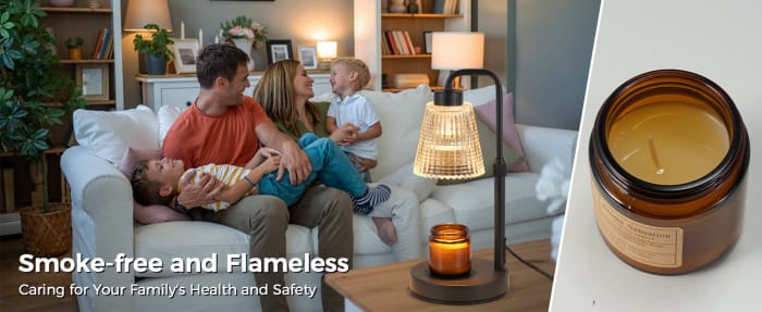 Candle Warmer Lamp with Timer Dimmable