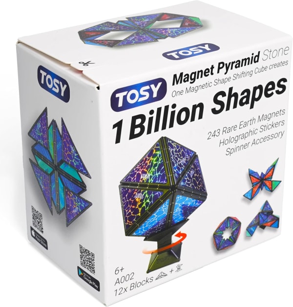 Magnet Pyramid Stone - 1 Cube Transforms into 1 Billion Shapes