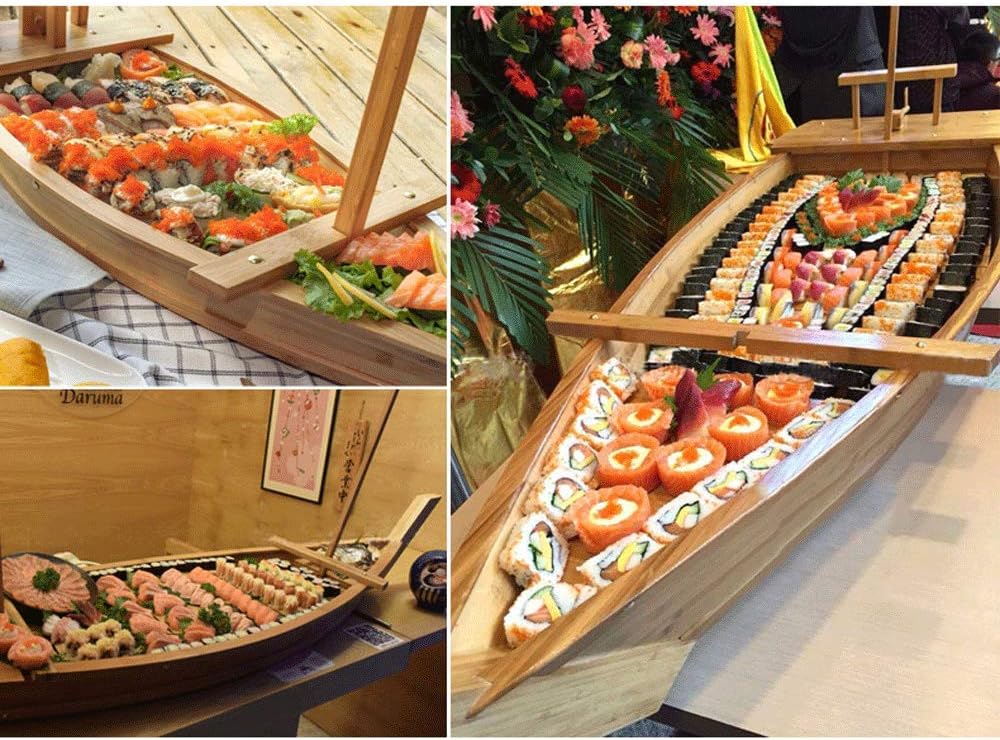 Wooden Sushi Boat Serving Tray